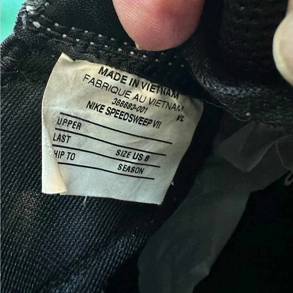 Nike Speedsweep 7 'Black White' 366683-001 Size 8